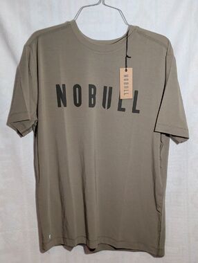 NOBULL Olive Drab Short Sleeve Logo T-Shirt